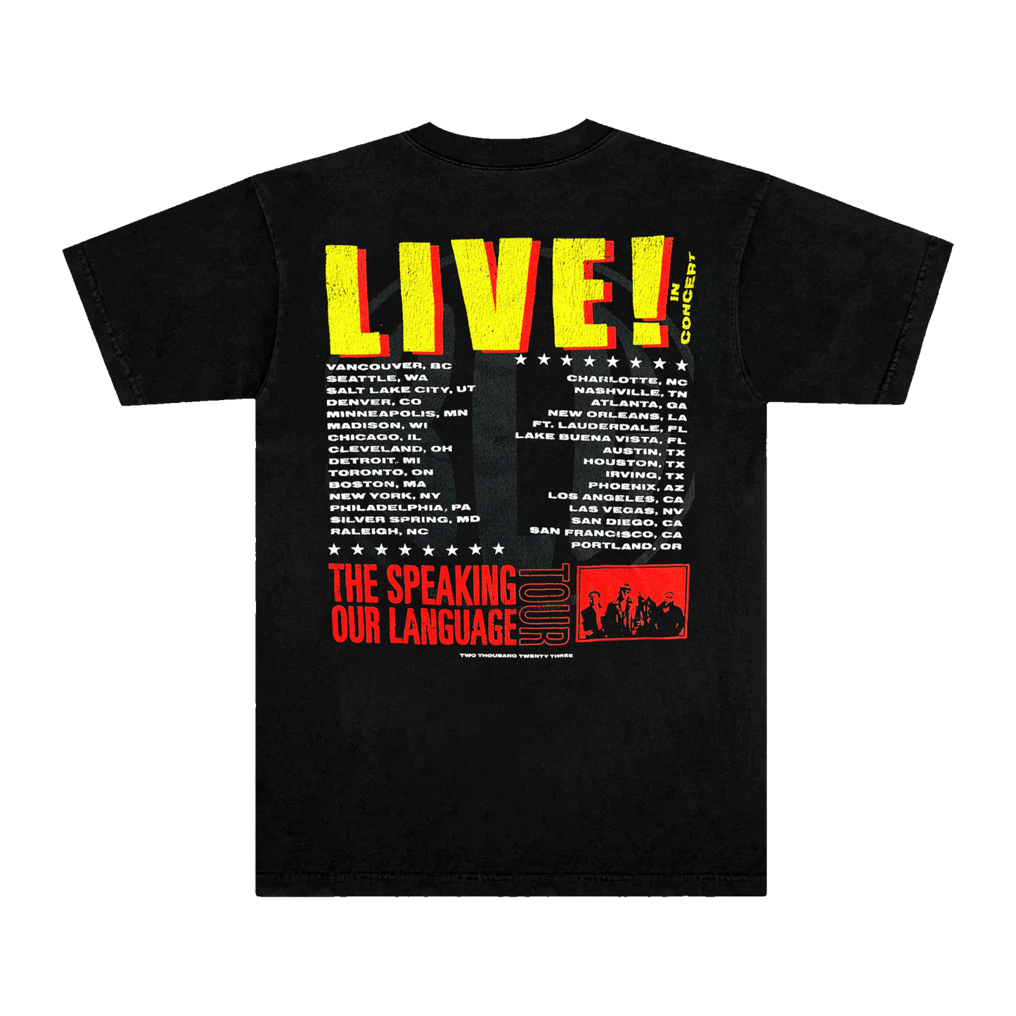 Live Tour Tee