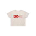 Text Block Crop Tee