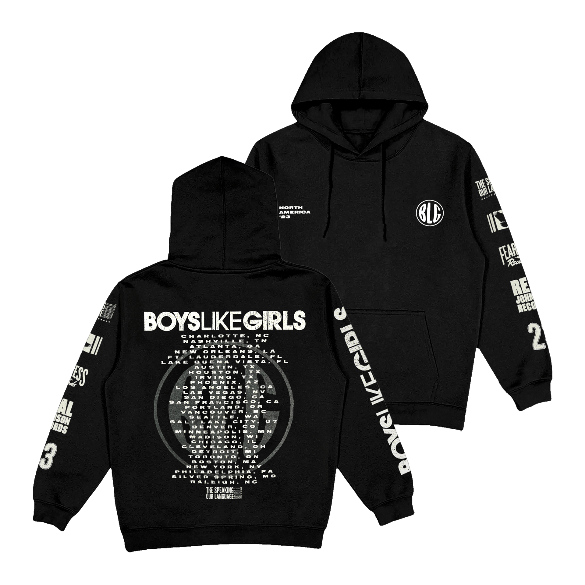 Tour Date Hoodie – Boys Like Girls
