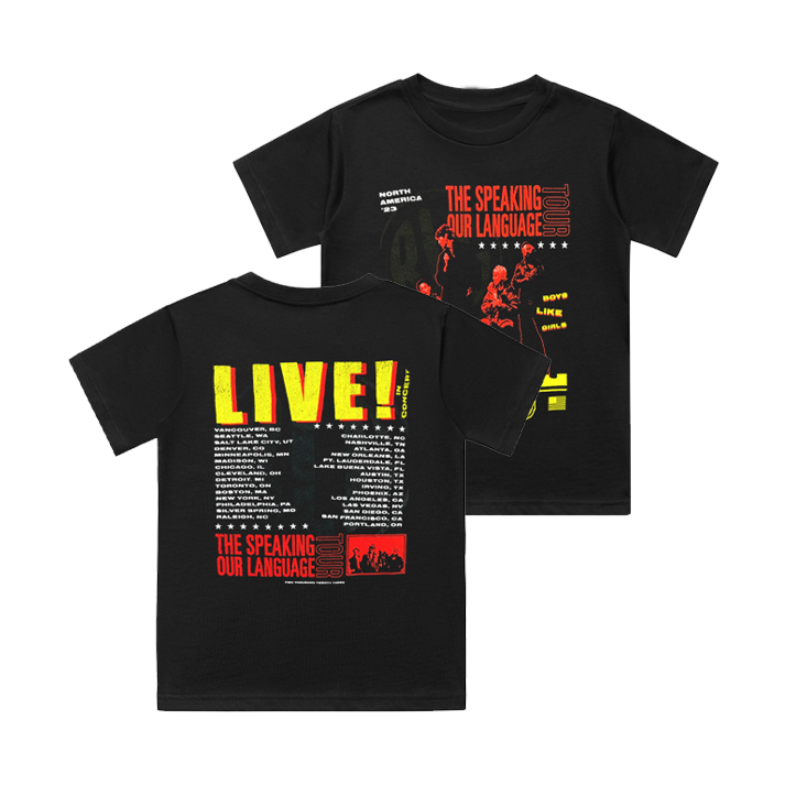 Live Tour Tee (Youth Version)